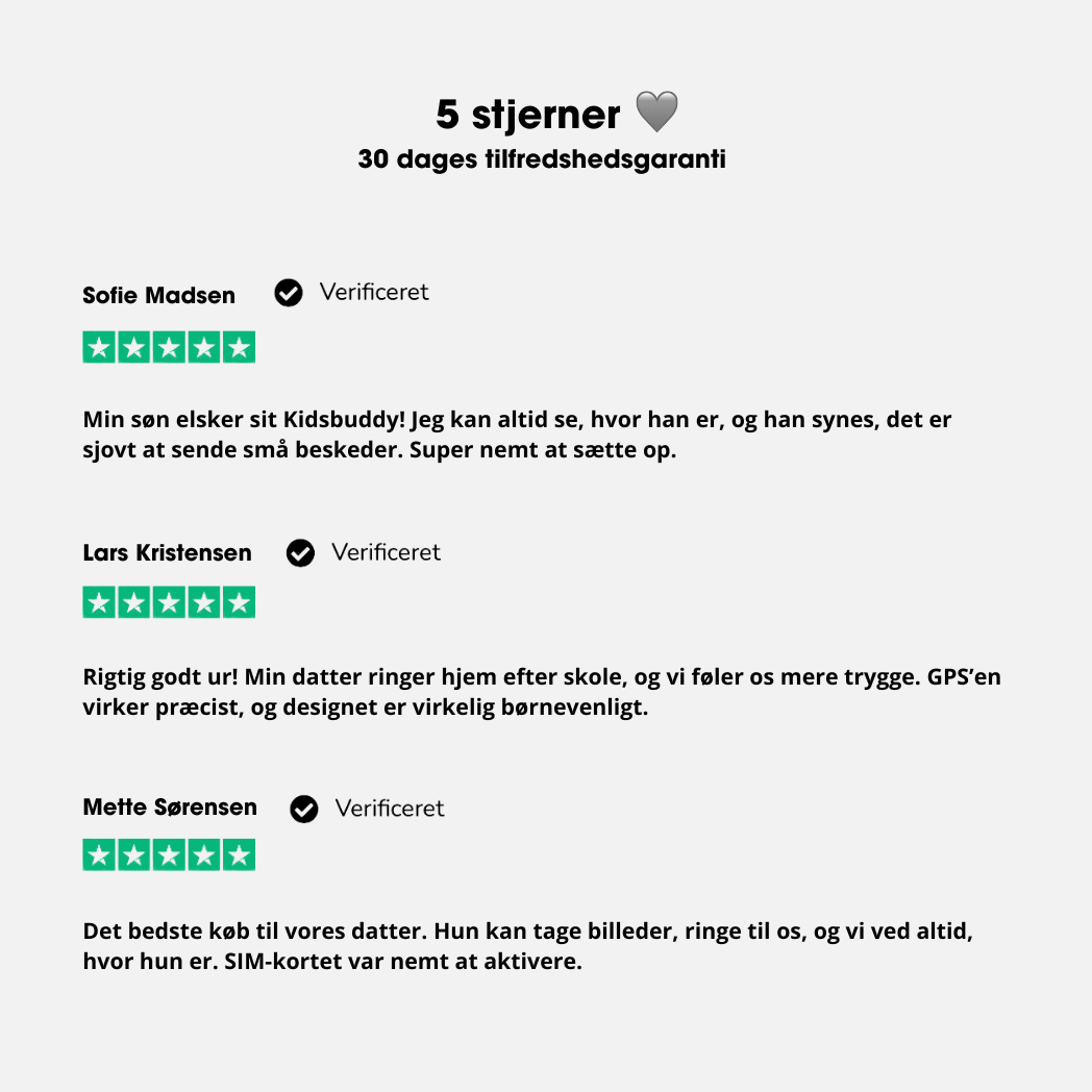 KidsBuddy™ - GPS smartwatch til børn - Tech - shoppen.dk - Sort -