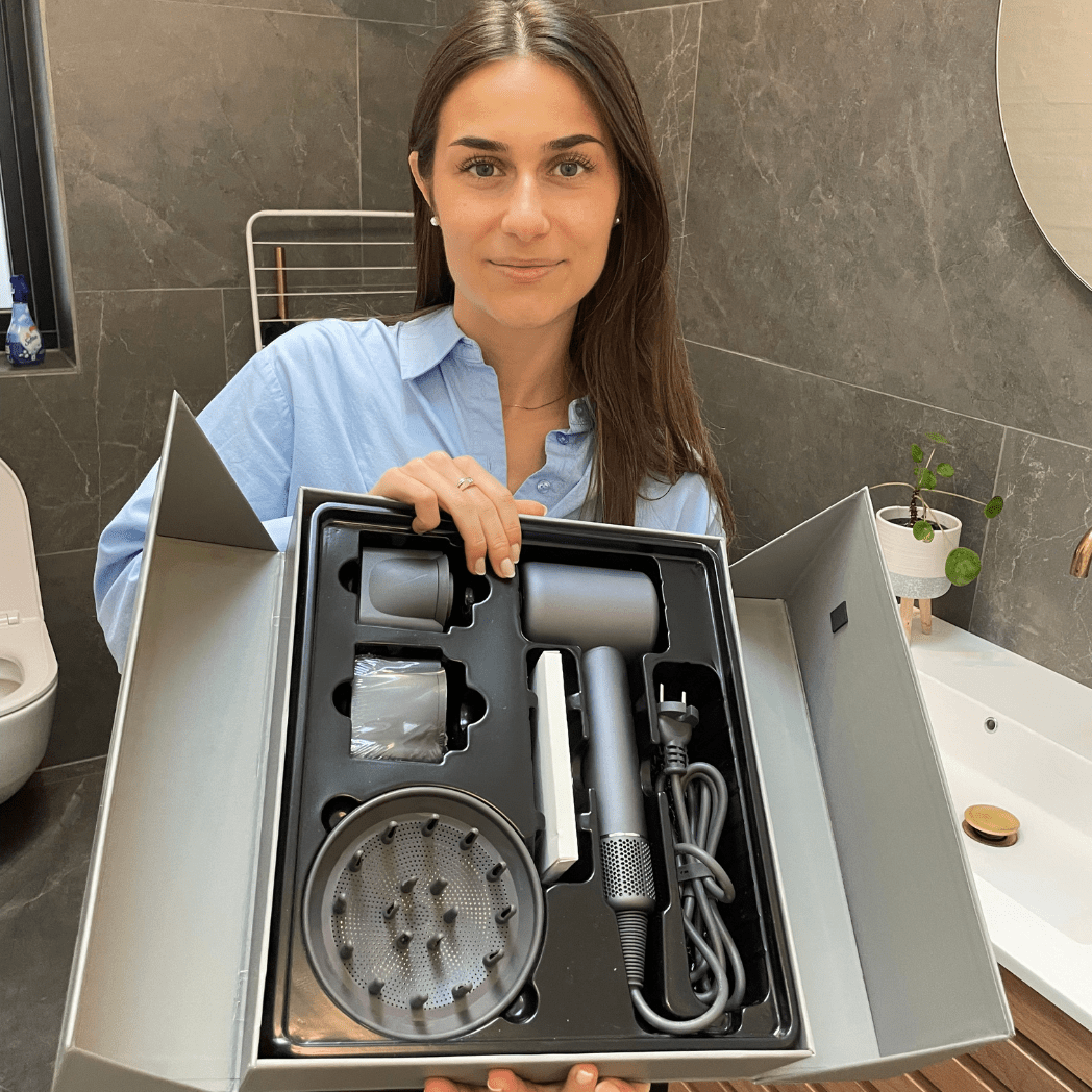 Milux™ - Pro hårtørrer med diffuser (ION tech) - Tech - shoppen.dk -