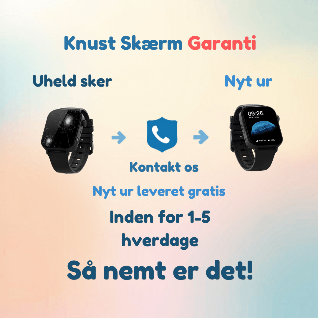 Knust skærm garanti - Kidsbuddy™ - Tech - shoppen.dk -