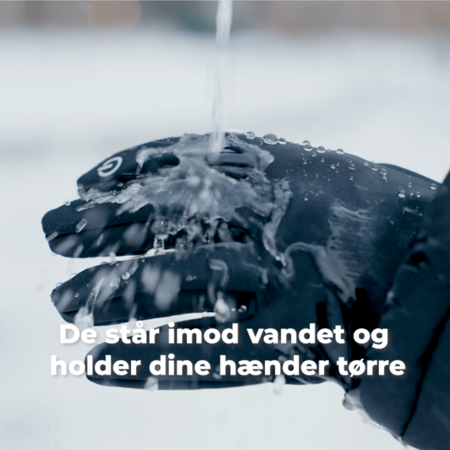 Vandafvisende Termohandsker med touch - Tech - shoppen.dk - S -