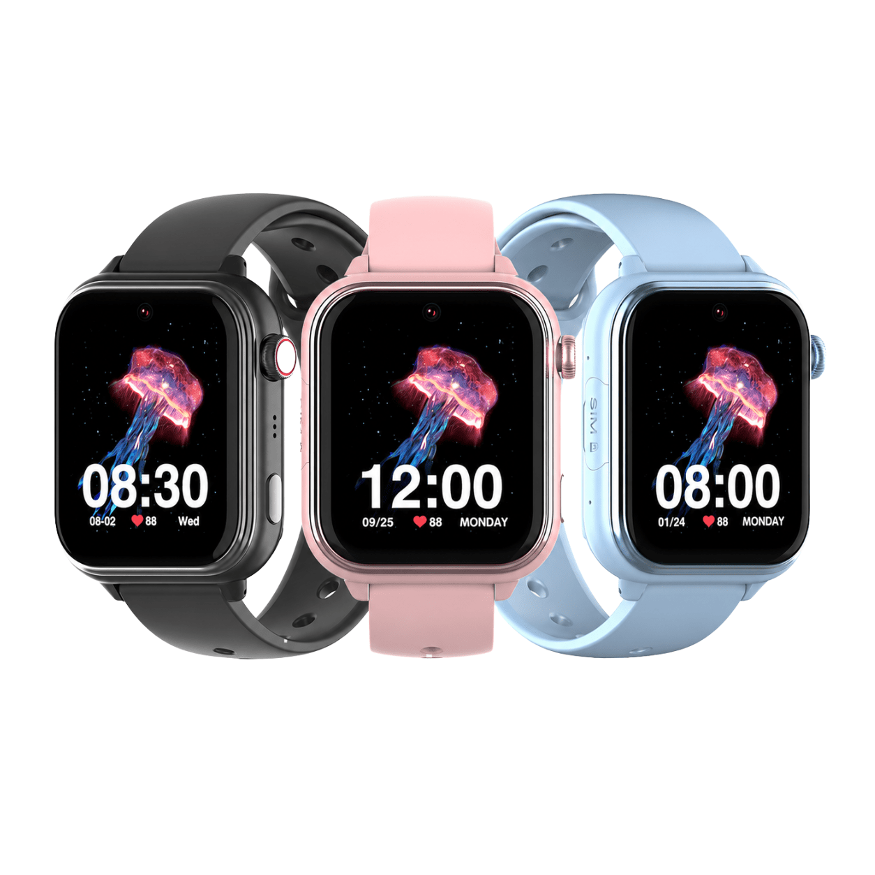 KidsBuddy™ Pro - GPS smartwatch til børn med videoopkald - Tech-shoppen.dk - Sort -
