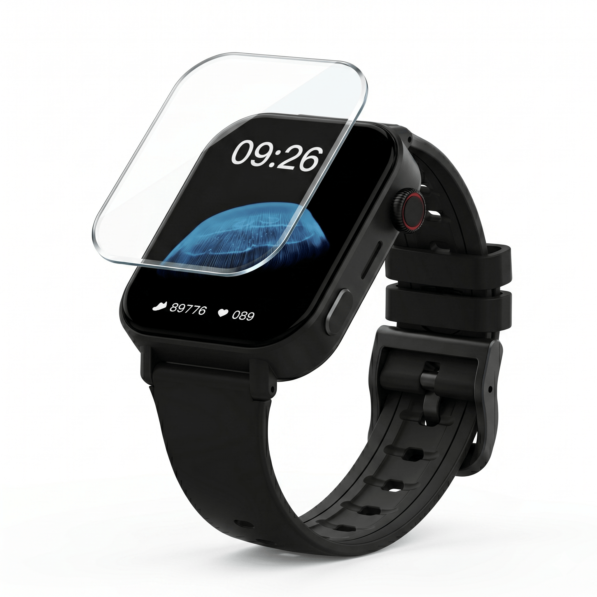 Skærmbeskytter til KidsBuddy™ Smartwatch – 9H Hærdet Glas - Tech-shoppen.dk -