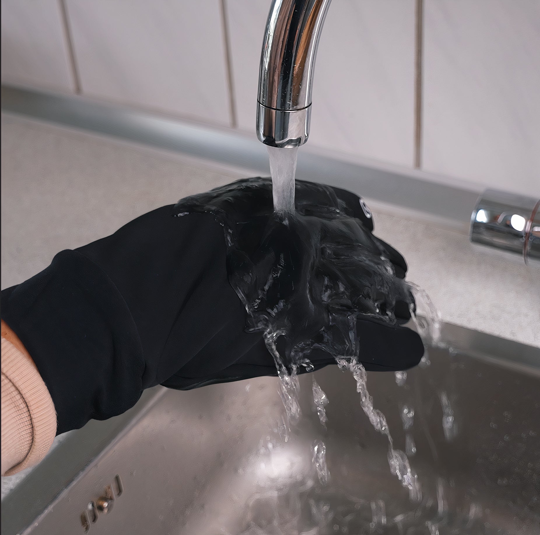 Vandafvisende Termohandsker med touch - Tech - shoppen.dk - S -