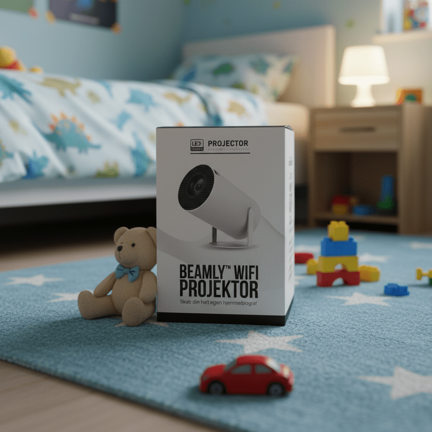 Beamly™ Wifi Projektor - Smart mini projektor - Tech - shoppen.dk -