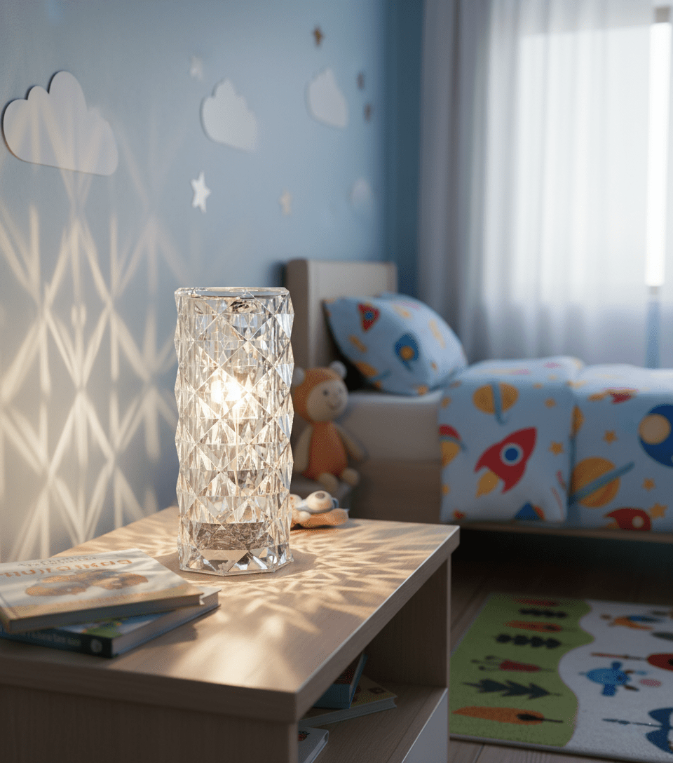 Krystallampe - 16 Farver og Touch - Tech - shoppen.dk -