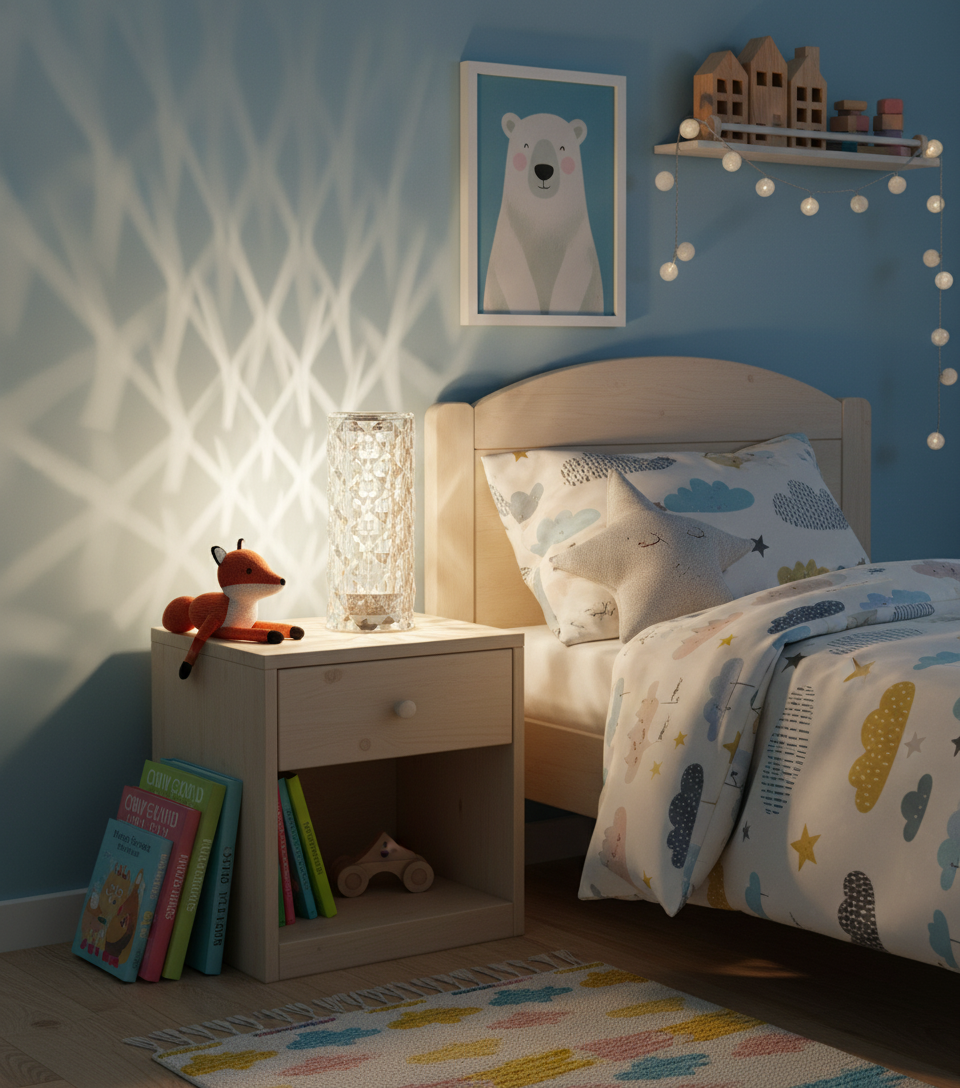 Krystallampe - 16 Farver og Touch