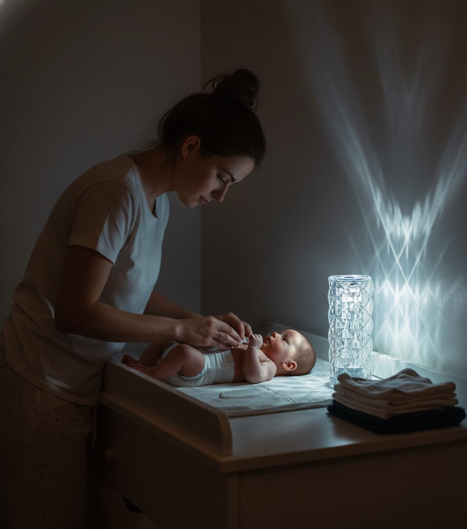 Krystallampe - 16 Farver og Touch